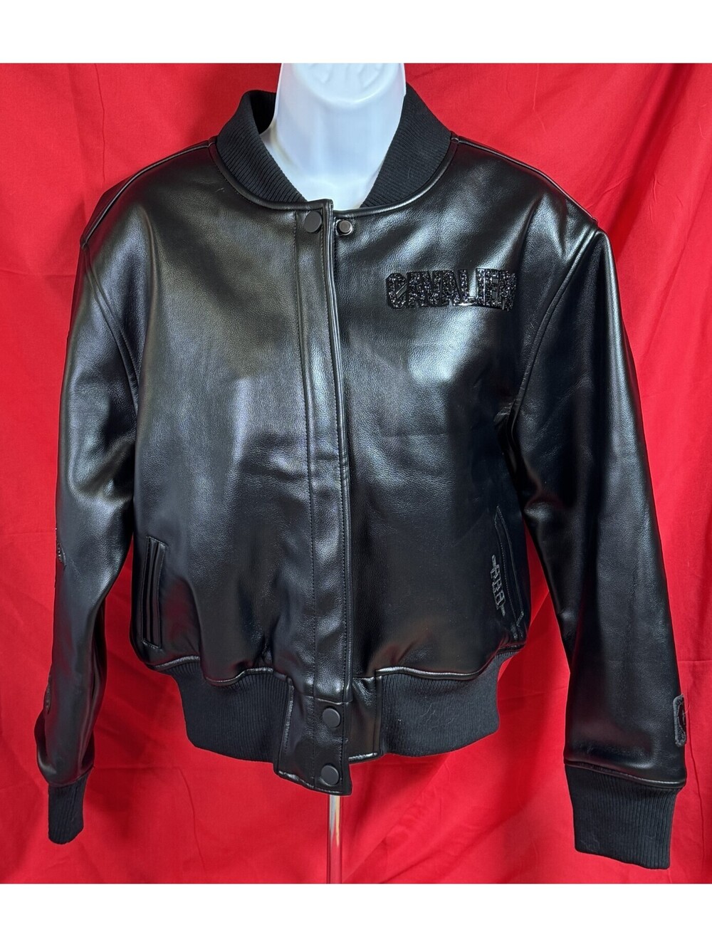 Cleveland Cavaliers Pro Standard Vegan Leather Jacket Women’s Size L NWT
